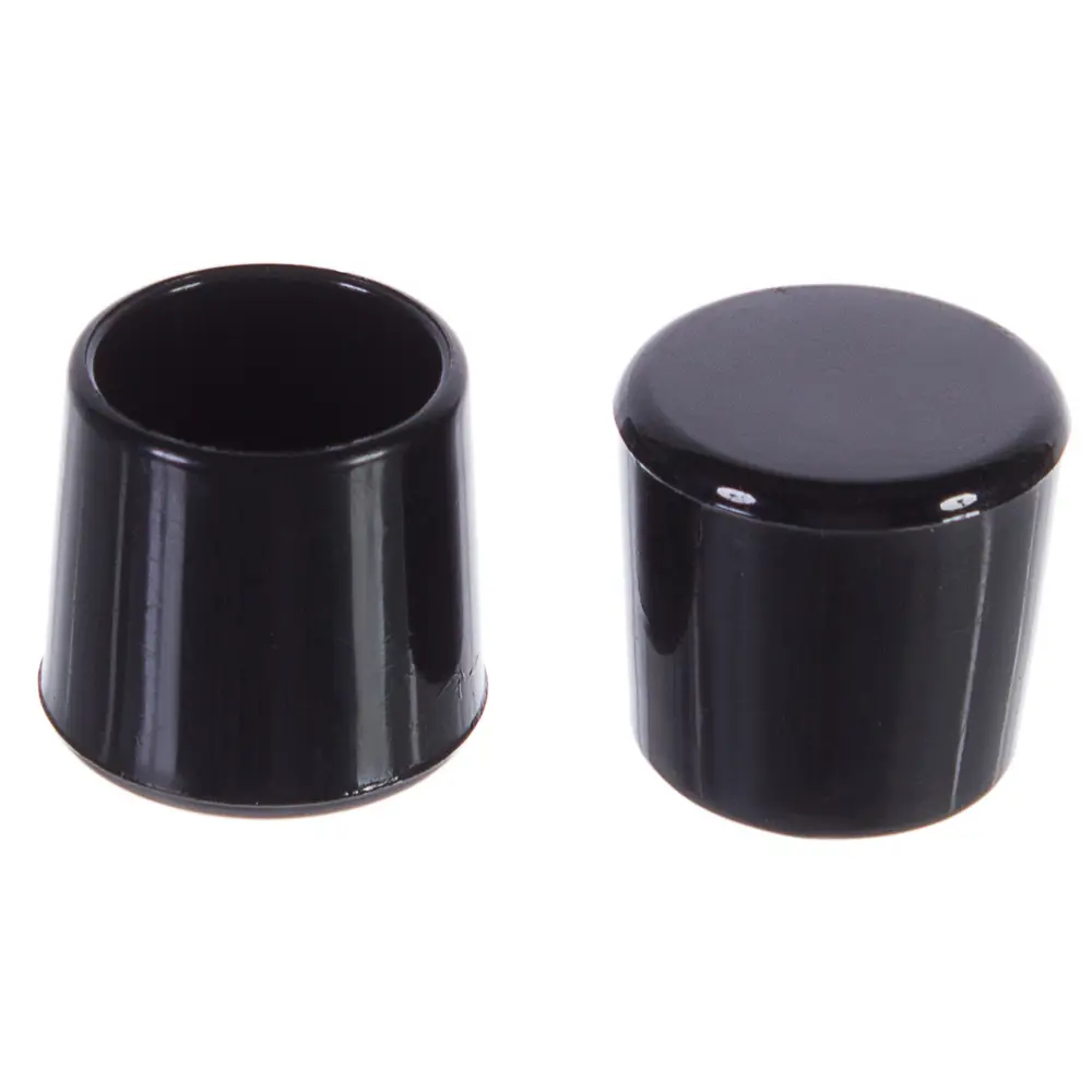 Насадки Standers 16 мм, круглые, пластик, цвет чёрный , 4 шт STLM-2030738