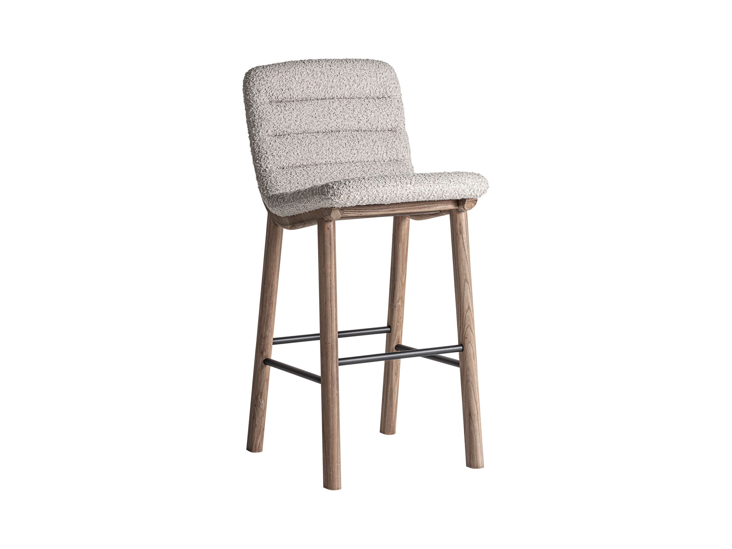 Высокий стул из ткани Vical Home жаккард ARCH-00101233