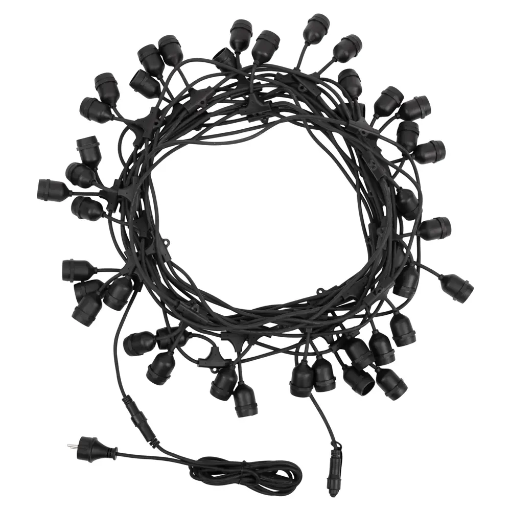 Гирлянда белт-лайт из лампочек Neon-Night Belt Light 220 В 100 м 500 ламп шаг 20 см цвет черный 86263729 STLM-2110091 Santreyd 