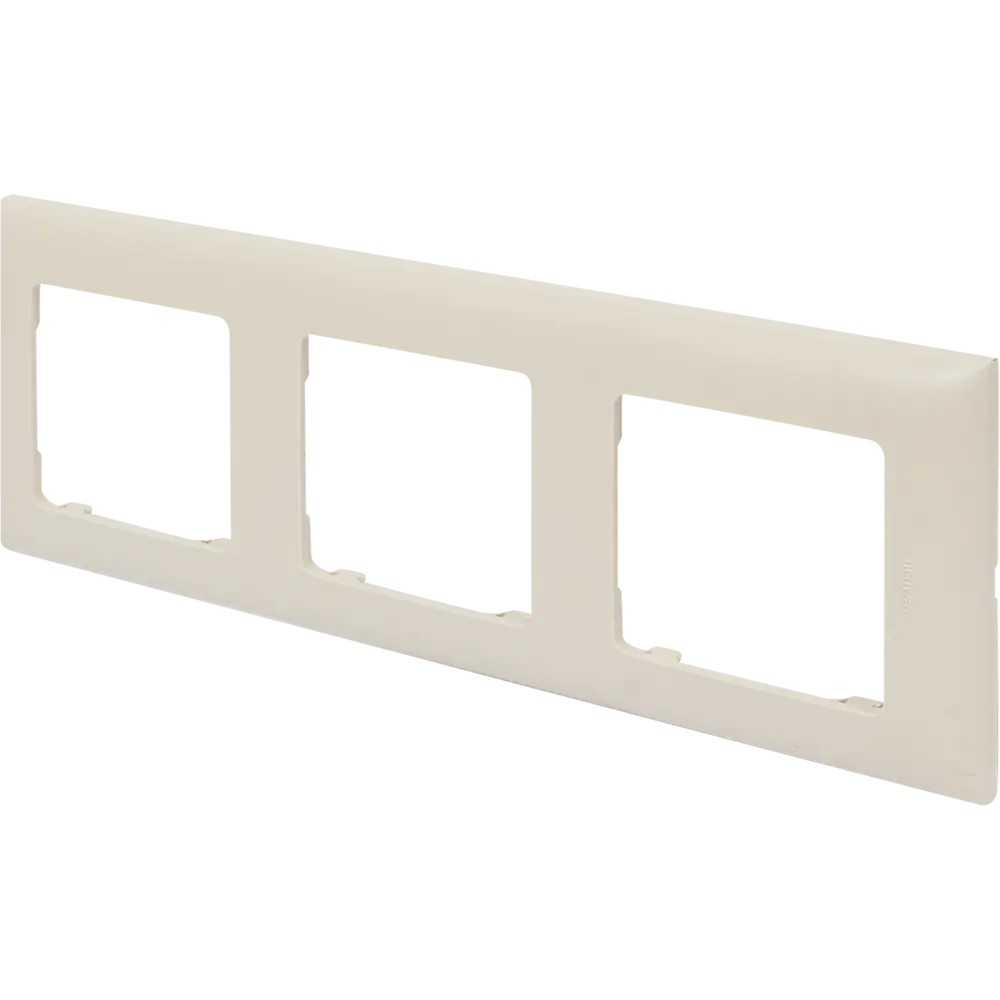 LEXMAN LILIAN Classic - универсальная рамка для розеток 3 поста, цвет слоновая кость 86761665 STLM-0071377 - Вид №1