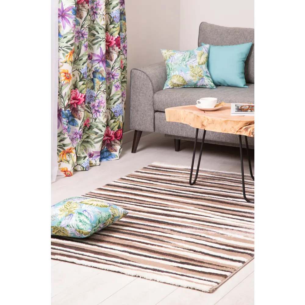 Ковер полиэстер Bravo 04EBE 190x290 см цвет серый Tarkett STLM-2179680 - Вид №4