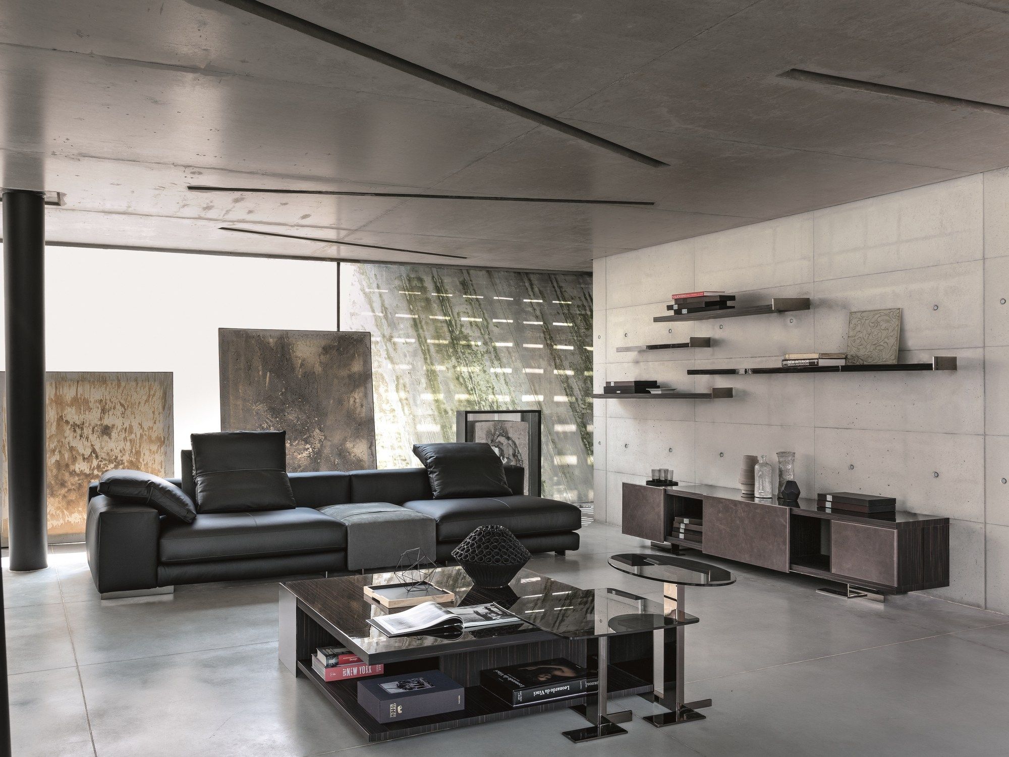 3-местный кожаный диван Arketipo ATLAS ARCH-00091532 - Вид №2