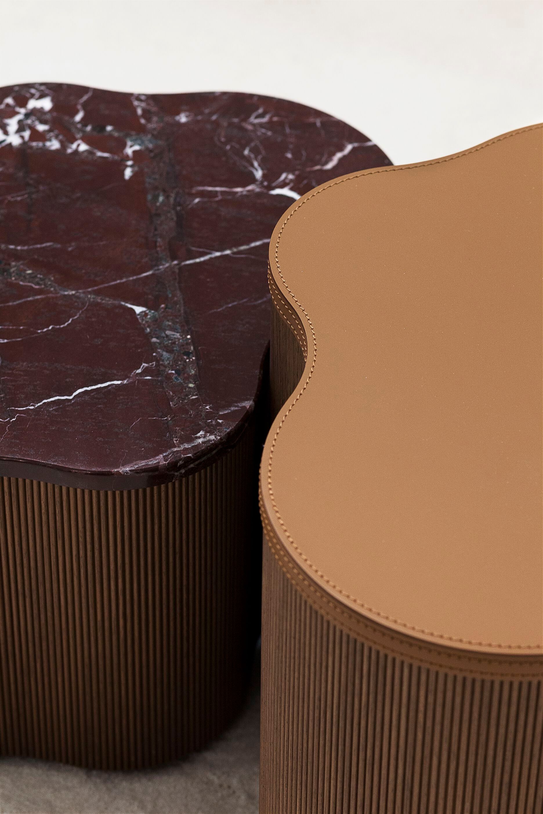 Низкий журнальный столик с кожаным или мраморным верхом Vibieffe Quite luxury ARCH-00147905 - Вид №14