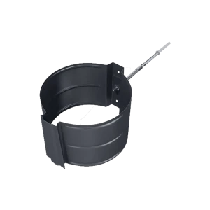 Крепление трубы Ø90 мм темно-серое