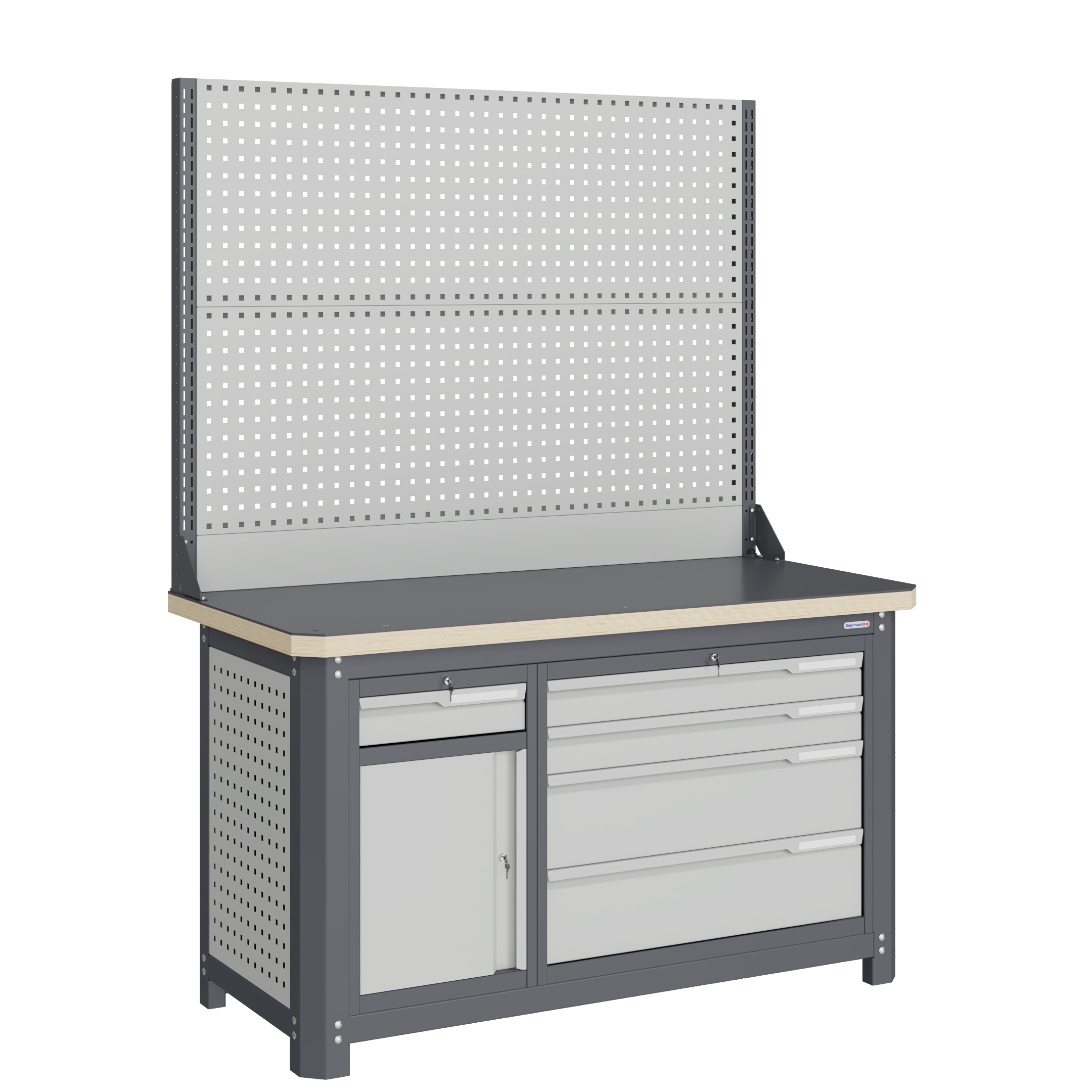 Верстак слесарный MCN 1552.S8L4-2 Верстакофф 111139