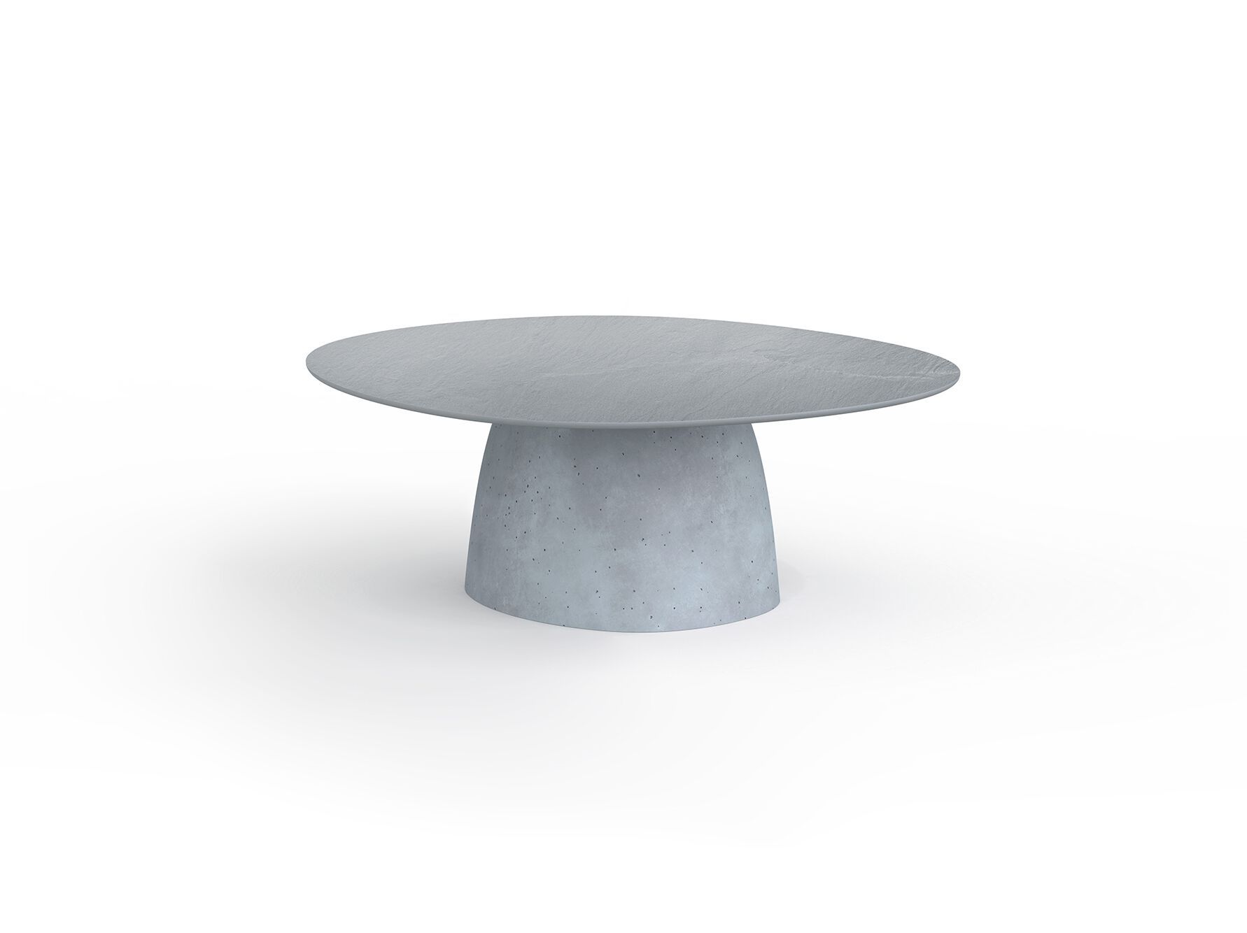 Бетонный круглый садовый столик Betoni Levit ARCH-00070886 - Вид №4