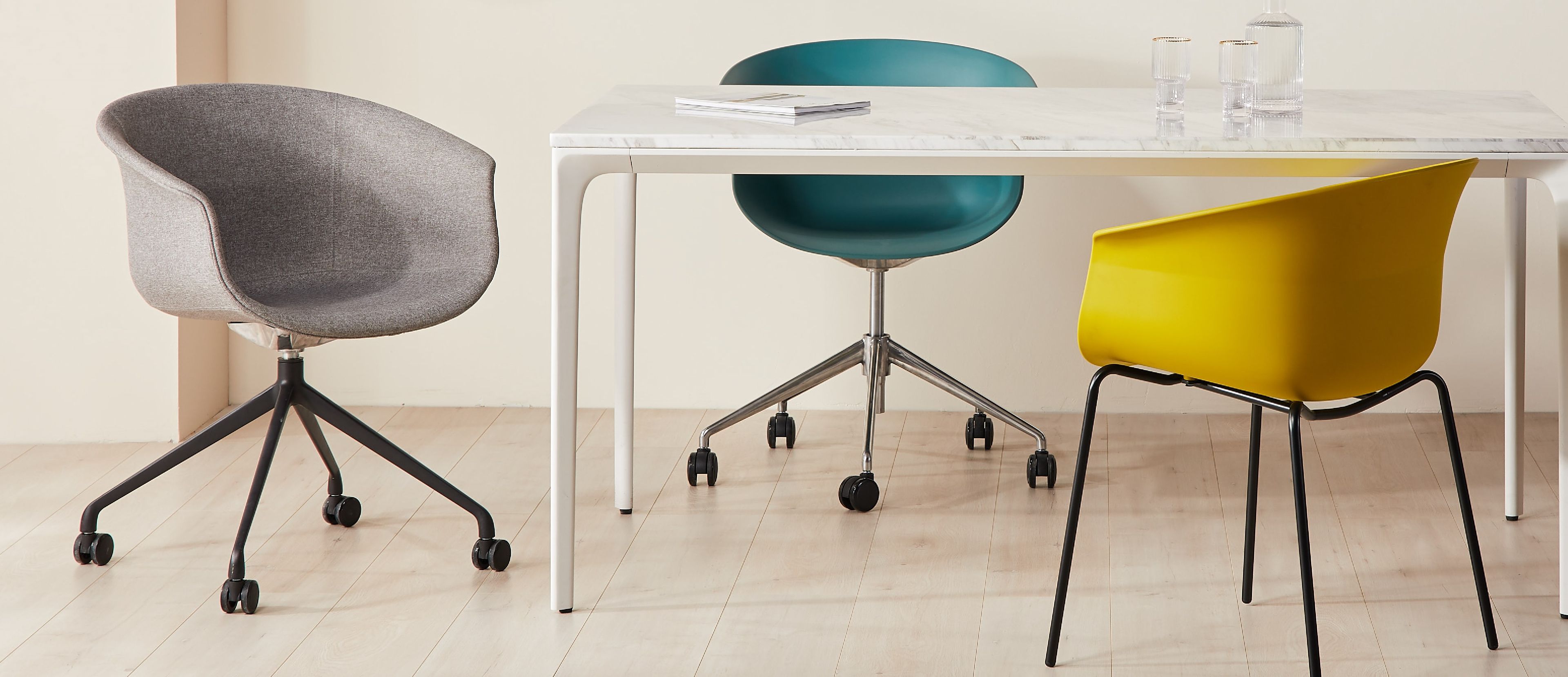 Офисное кресло из полипропилена с 4 спицами Grado Design ARCH-00128402 - Вид №1