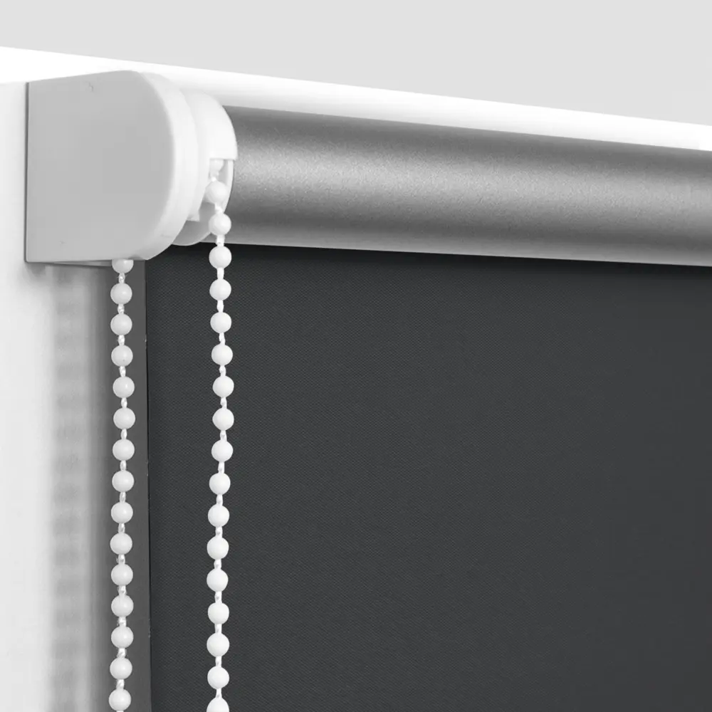 Штора рулонная блэкаут Эскар 50x160 см черная Black 1 BLACKOUT STLM-2089045 - Вид №1