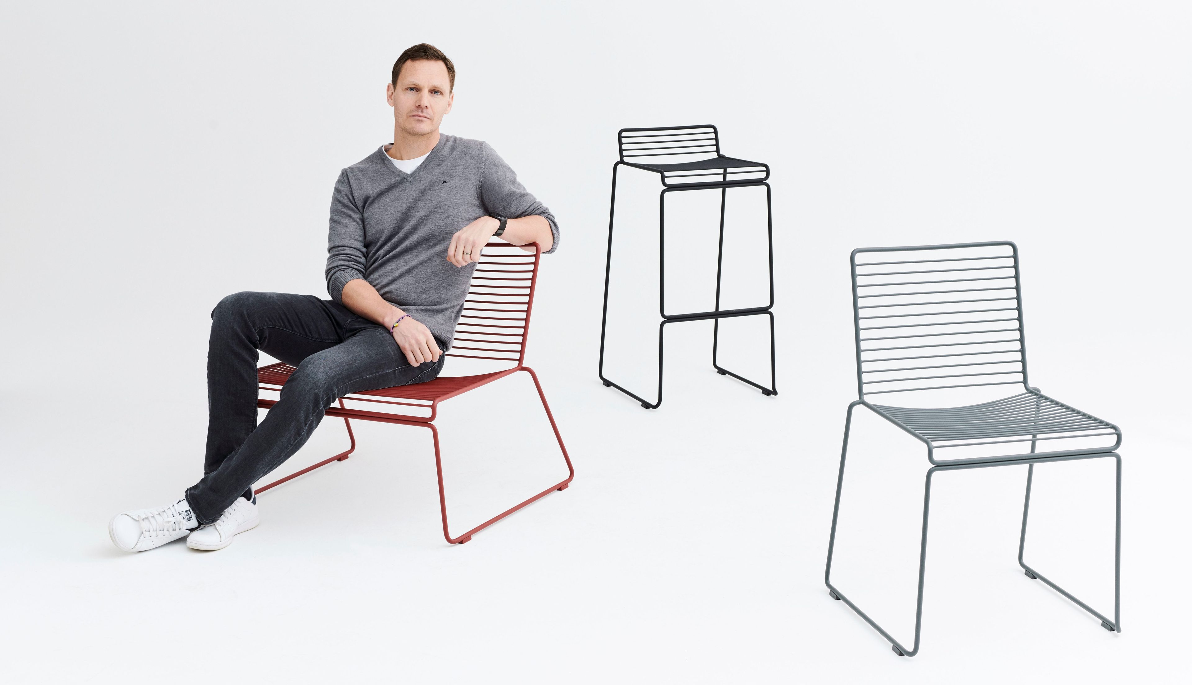 Штабелируемое стальное кресло с порошковым покрытием Hay Hee ARCH-00119691 - Вид №14