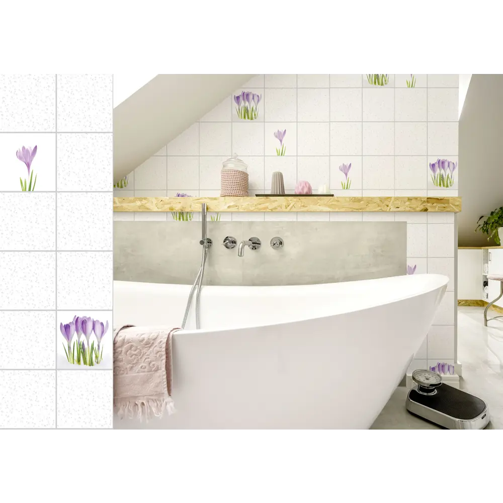 Панель ПВХ Амелия 5 мм 2700х250 мм 3.5 м² FINEBER STLM-2072543 - Вид №3