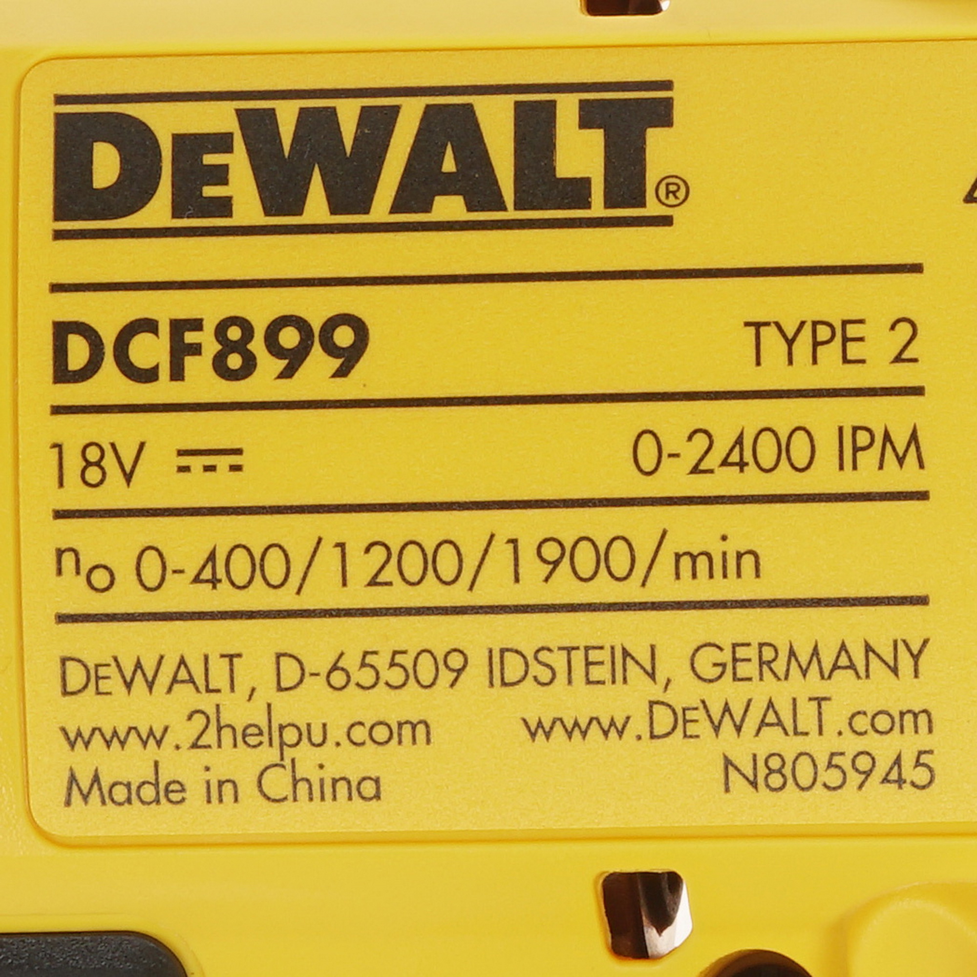 Гайковерт DeWalt DCF899N XR FLEXVOLТ 18/54V  , Без ЗУ, Без АКБ 8157995 STDN-0060460 - Вид №2