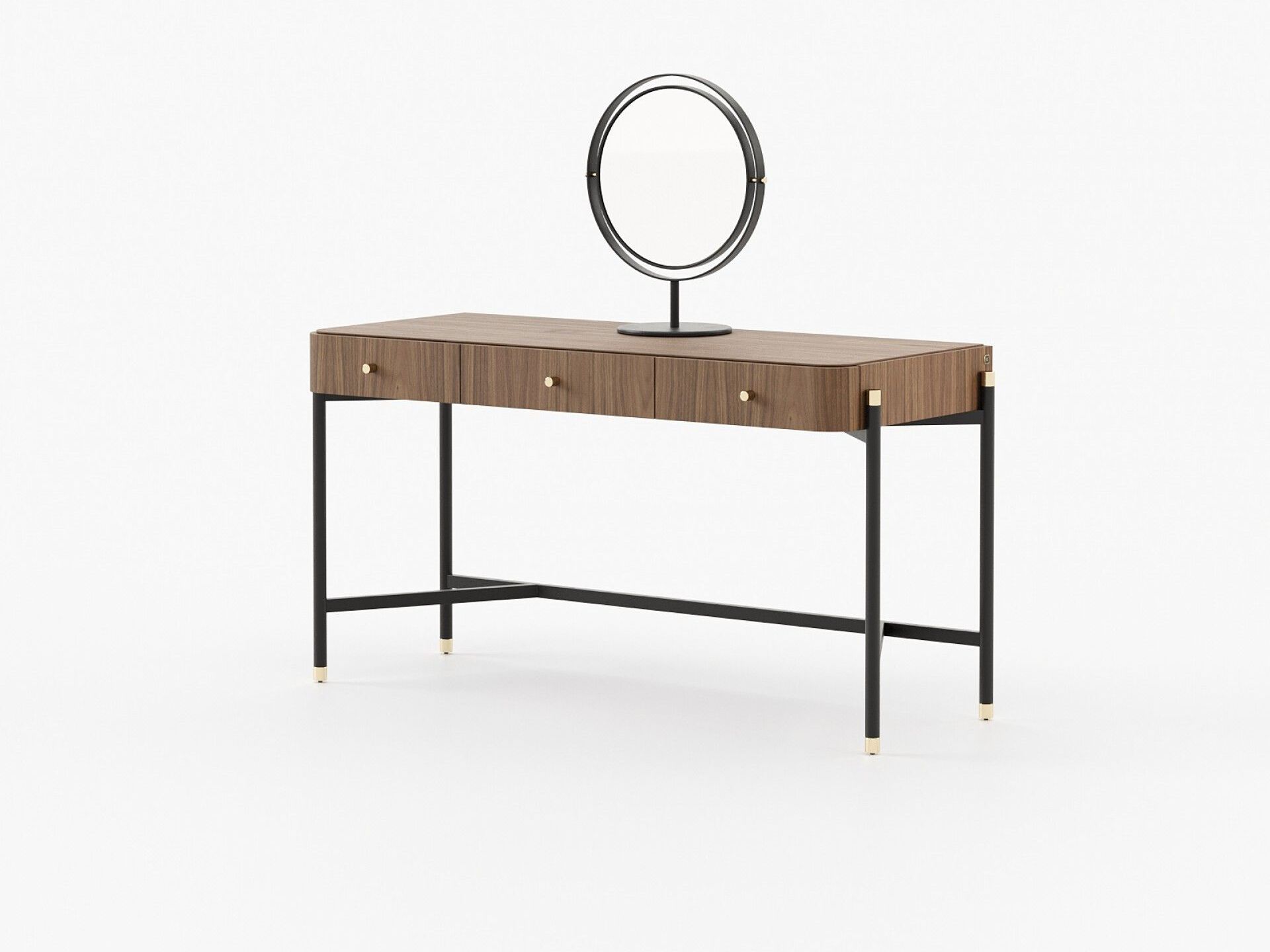 Туалетный столик из нержавеющей стали и дерева Laskasas Rosie ARCH-00007718 - Вид №3