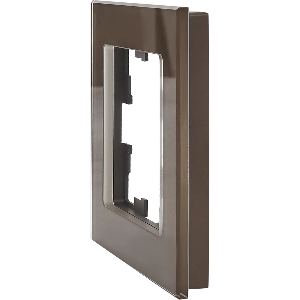 Рамка для розеток и выключателей IEK Brite 1 пост цвет бронза STLM-2033198 - Вид №1