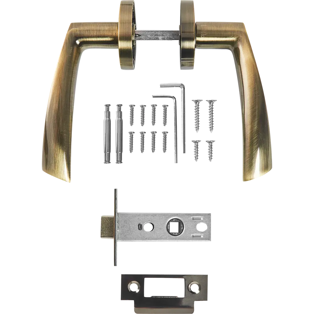 Дверные ручки PUNTO Crona в бронзовом исполнении для межкомнатных и входных дверей 85202131 STLM-0059784 - Вид №1
