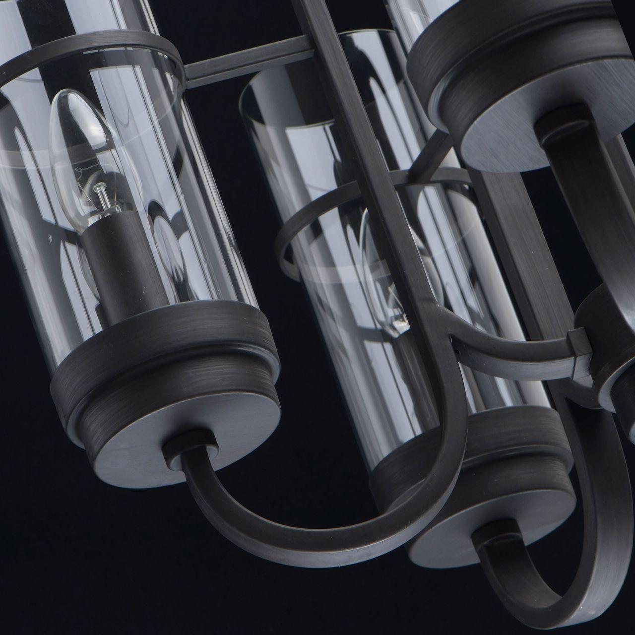 Подвесная люстра MW-Light Замок 249018605 MW-LIGHT ДИЗАЙНЕРСКИЕ, ЗАМОК 279672 Черный  - Вид №2