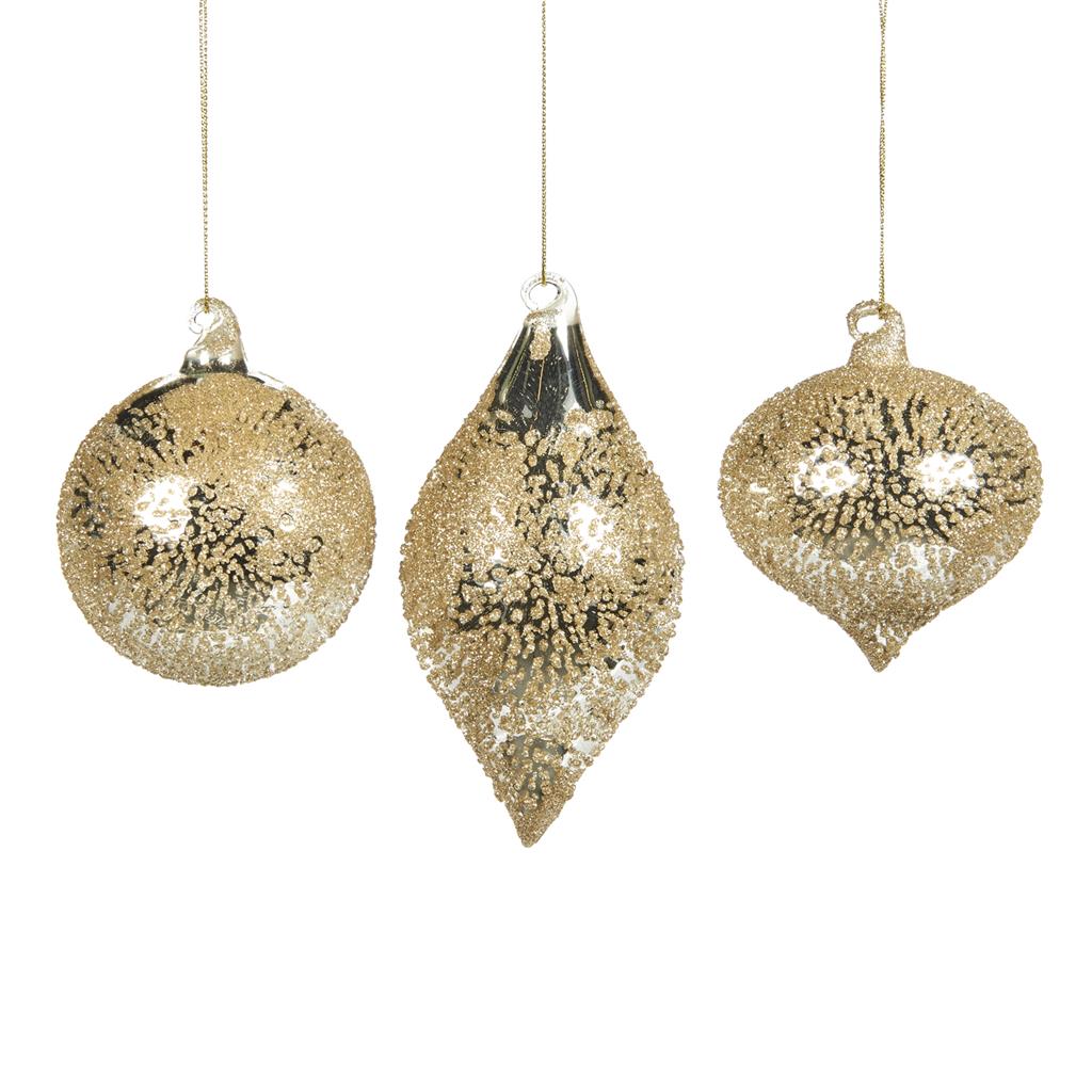 P 33235 Золотые шарики 8 см (цена за шт) GOODWILL Santreyd 