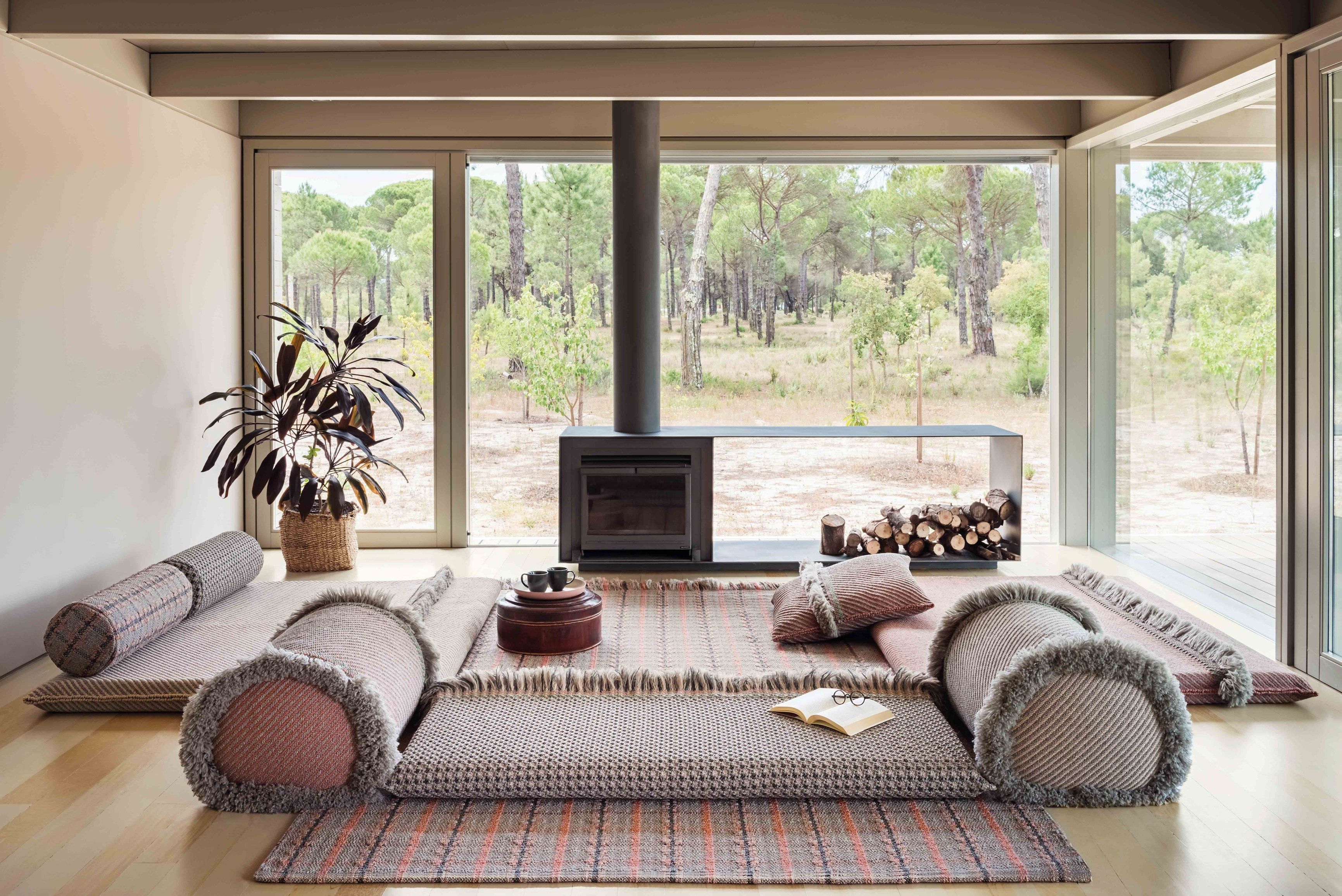 Наружная полипропиленовая цилиндрическая подушка с рисунком GAN Garden Layers ARCH-00070684 - Вид №6