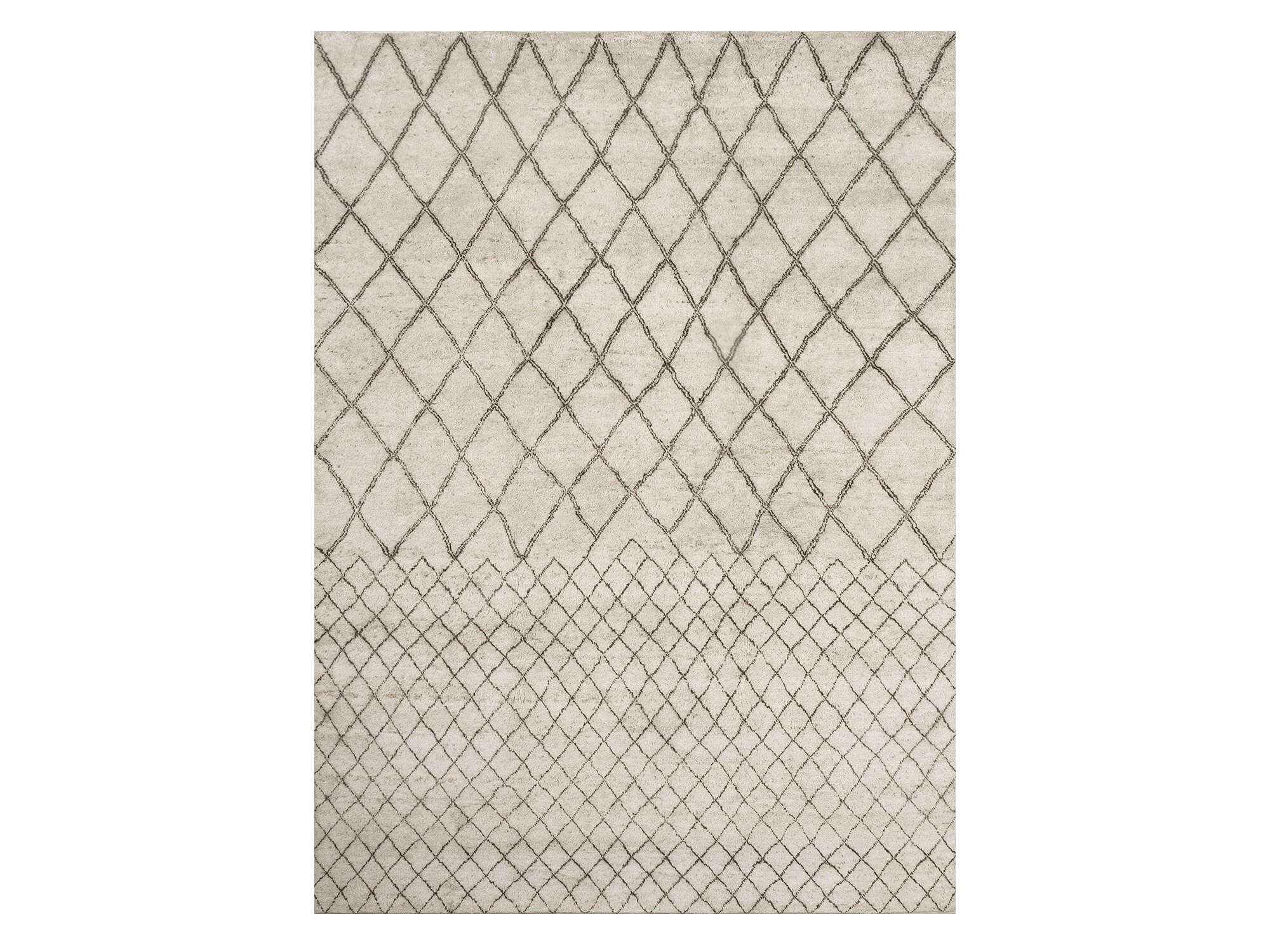 Шерстяной ковер ручной работы Mohebban Бербер-низкий флис ARCH-00010832 - Вид №1