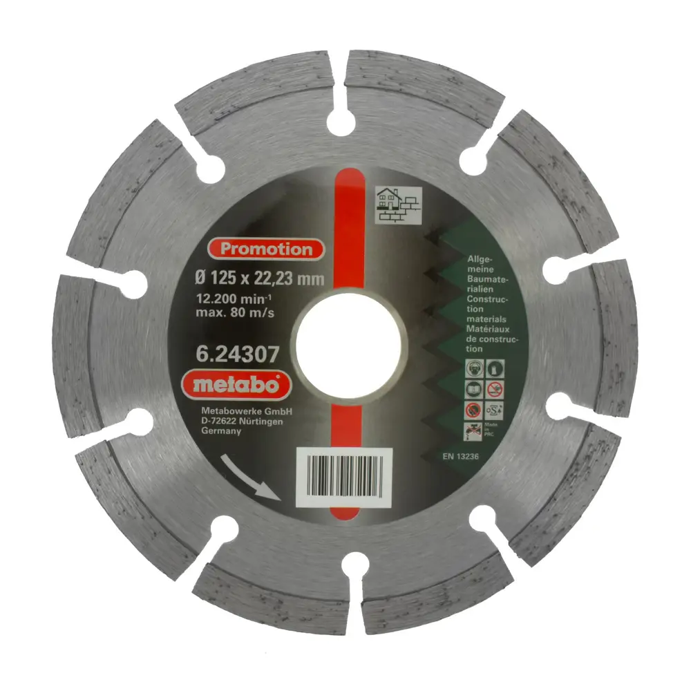 Диск алмазный по керамике Metabo 125х22.2 мм STLM-2198824