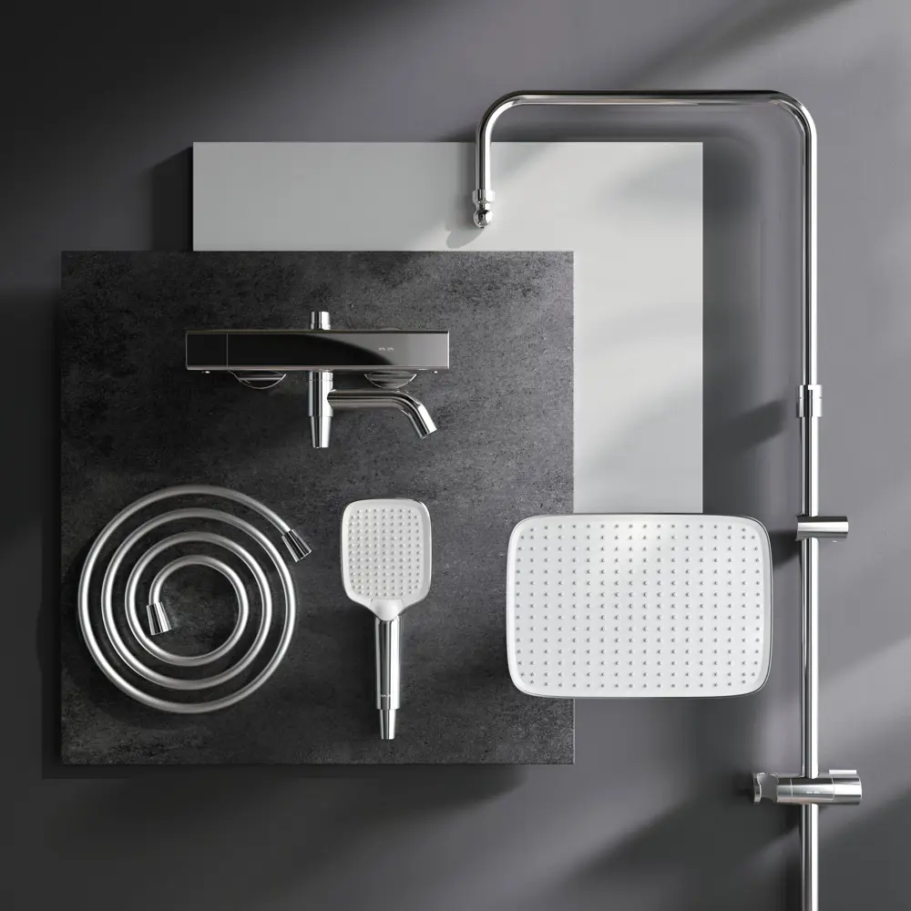 Душевая система AM.PM Flash с термостатом и 3 режимами подачи воды 89346523 STLM-0988796 - Вид №7