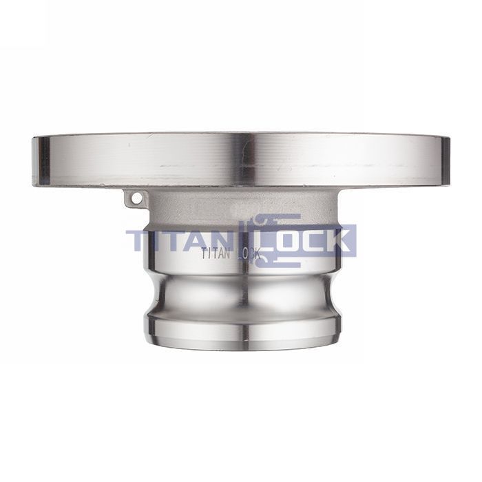 Камлок нержавеющий тип FA, ниппель с фланцем 6", AISI316, TL600FASS TITAN LOCK  - Вид №2