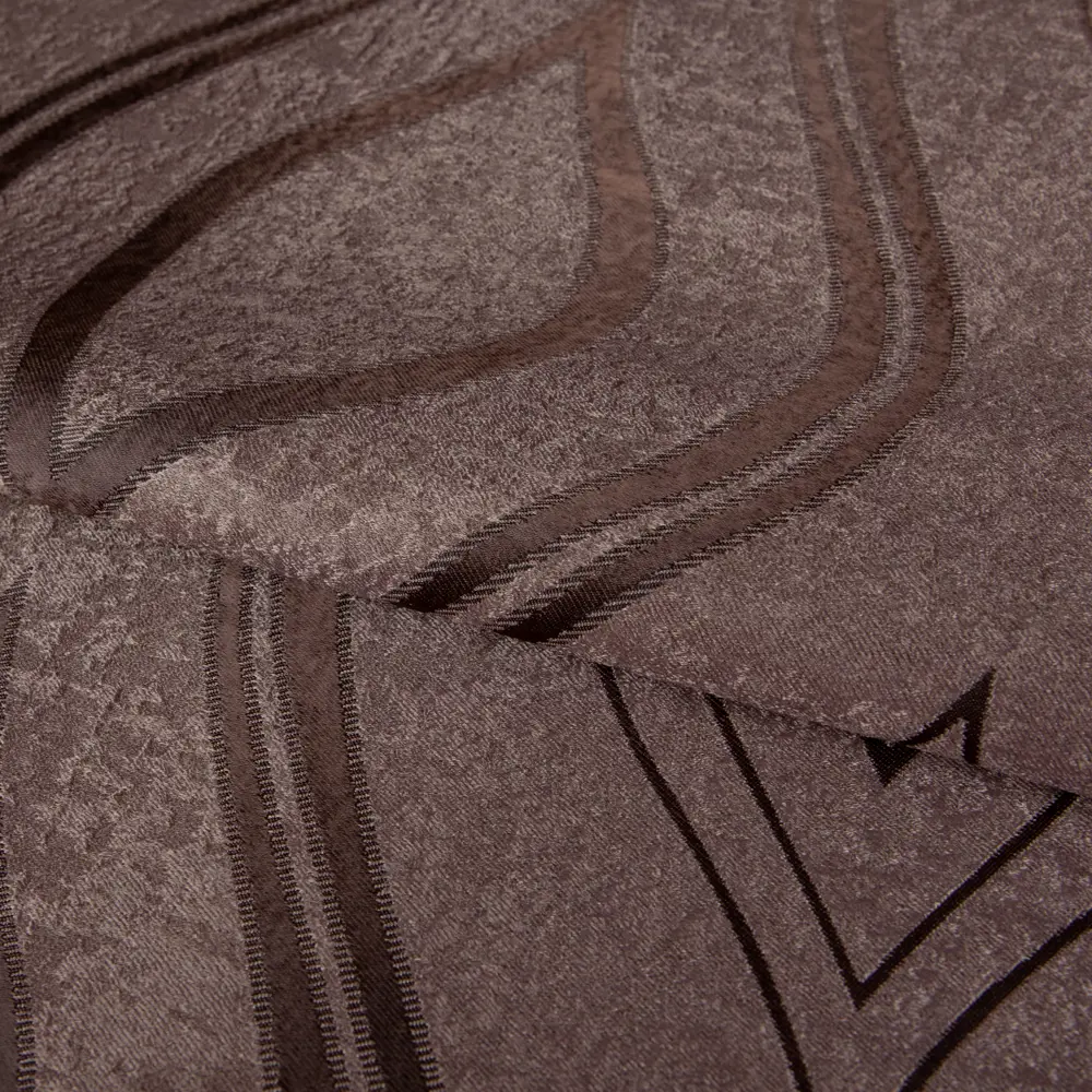 Ткань димаут «Витражный», 280 см, вензель, цвет шоколад ТОРГОВЫЙ ДОМ ТЕКСТИЛЬ STLM-2036501