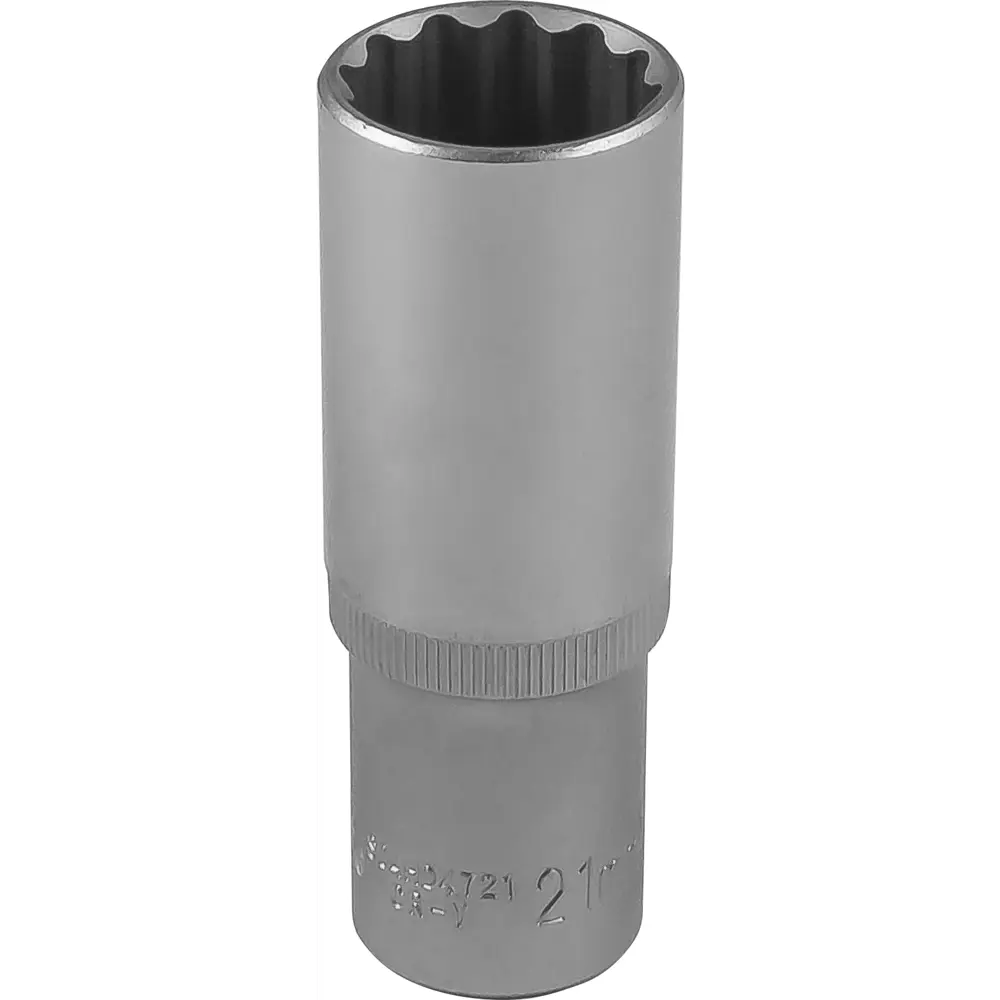 Торцевая головка удлиненная двенадцатигранная Jonnesway 49070 1/2 дюйма 21 мм STLM-2138370 - Вид №1