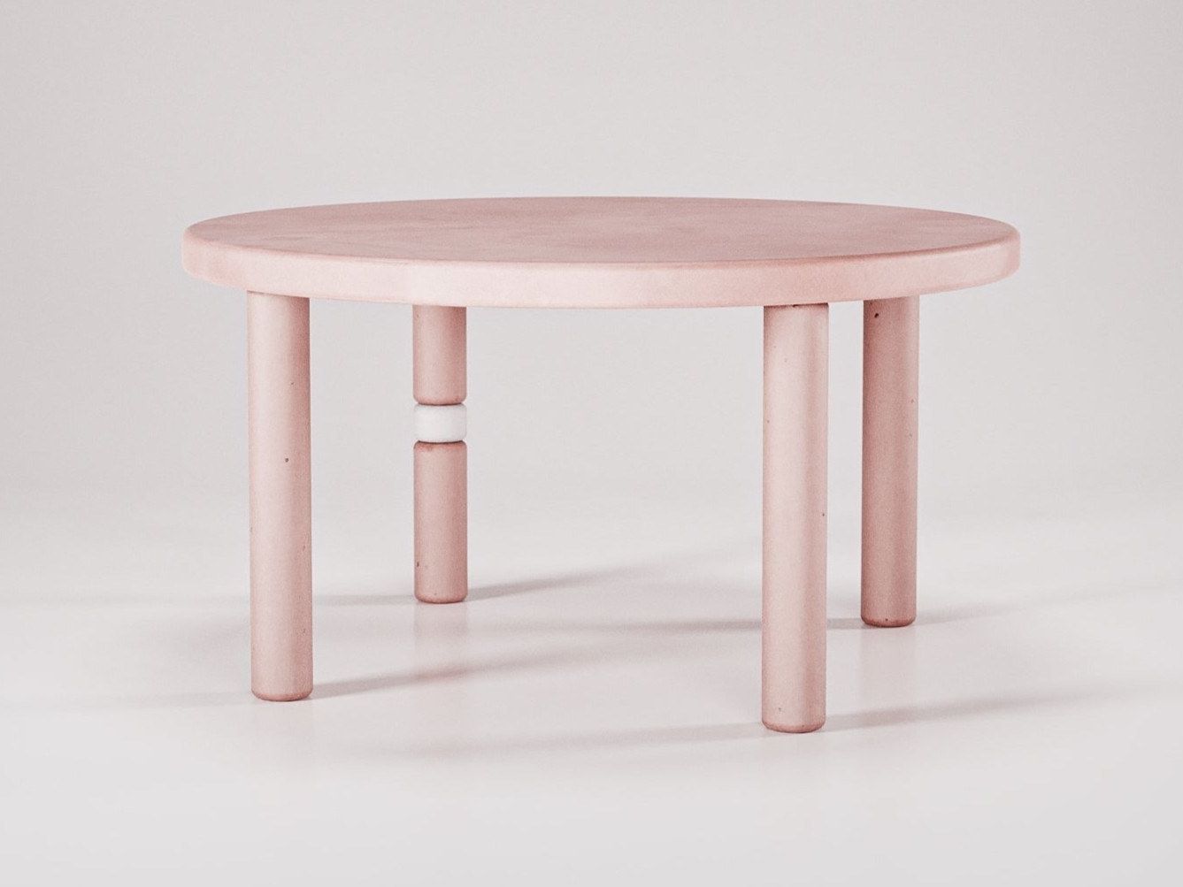 Бетонный круглый обеденный стол Forma&Cemento пинбол ARCH-00087602