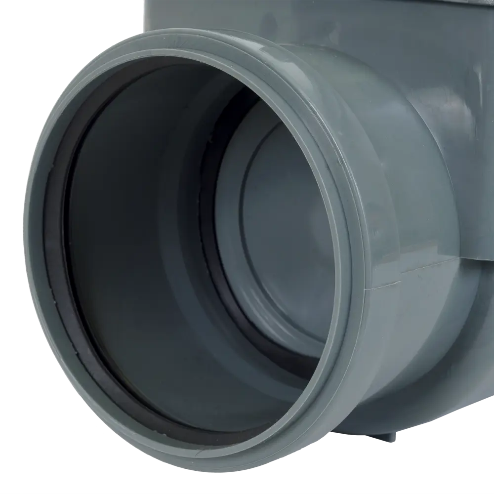 Обратный клапан Ø110 мм полипропилен ПОЛИТРОН STLM-2043876 - Вид №1