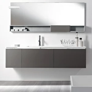 Комбинация ванной комнаты FLY100 в отделке INFINITY Milltek/L06 Cenere/Denim Grigio MILLDUE FLY