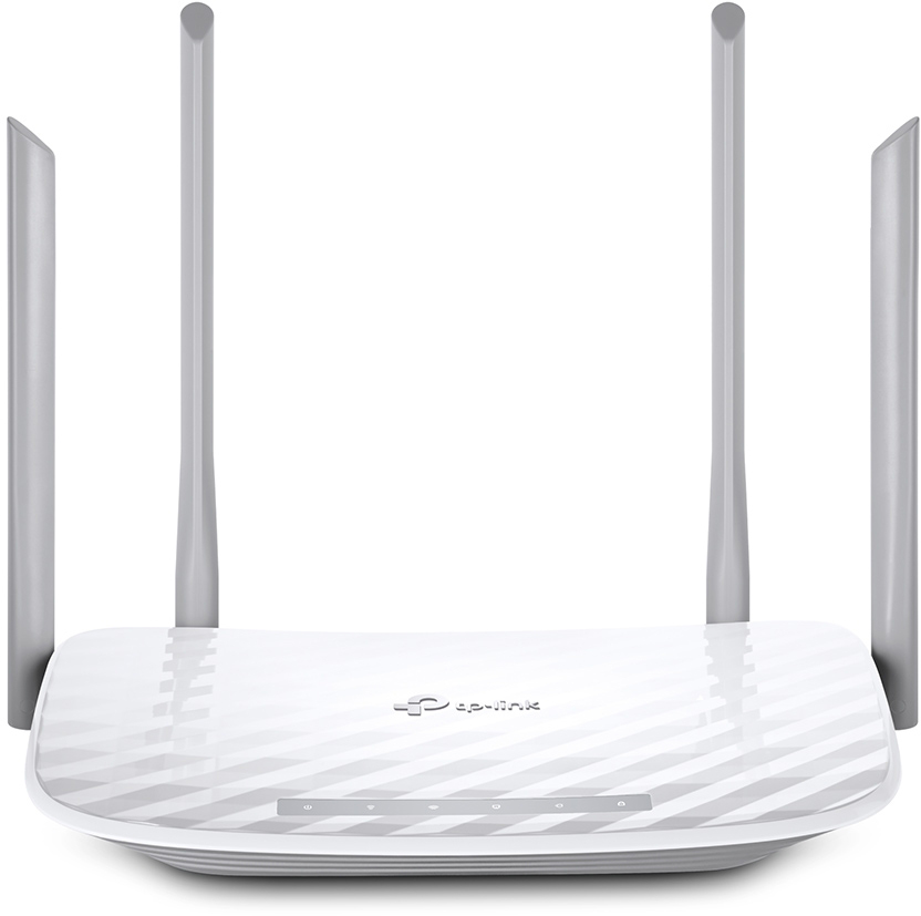 Archer A5 Ac1200 wireless dual band router, mediatek, 1 wan + 4 lan ports 10/100 mbps, 4 fixed antennas TP-Link Santreyd 