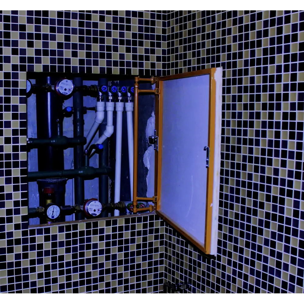 Люк ревизионный скрытый нажимной ЛсИС РРЗ металл 60x60 см STLM-2210156 - Вид №5