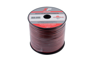 15789262 Акустический кабель 2x1.0 мм2, красно-черный, 100 м SP2100RB SPARKS