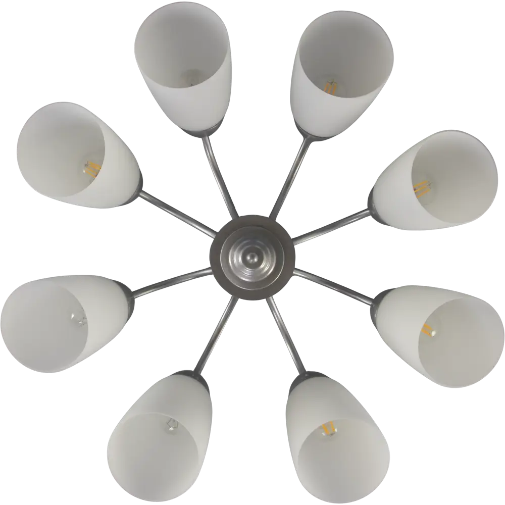 Люстра «Лера», 8хЕ27х60 Вт, цвет серебро ЗАВОД ЭЛЕТЕХ STLM-2188536 - Вид №1