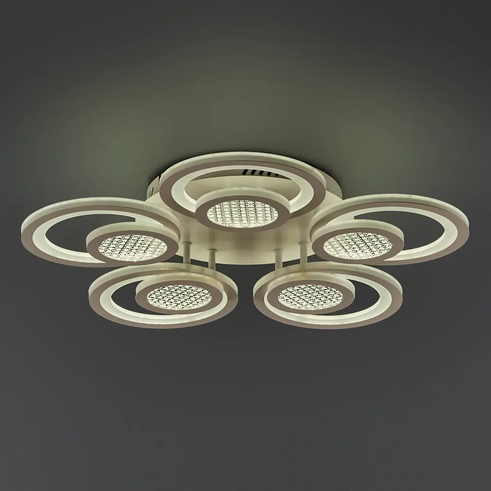 Люстра потолочная светодиодная Семь огней SF7096/5C-WT 105 Вт STLM-2153794 - Вид №2