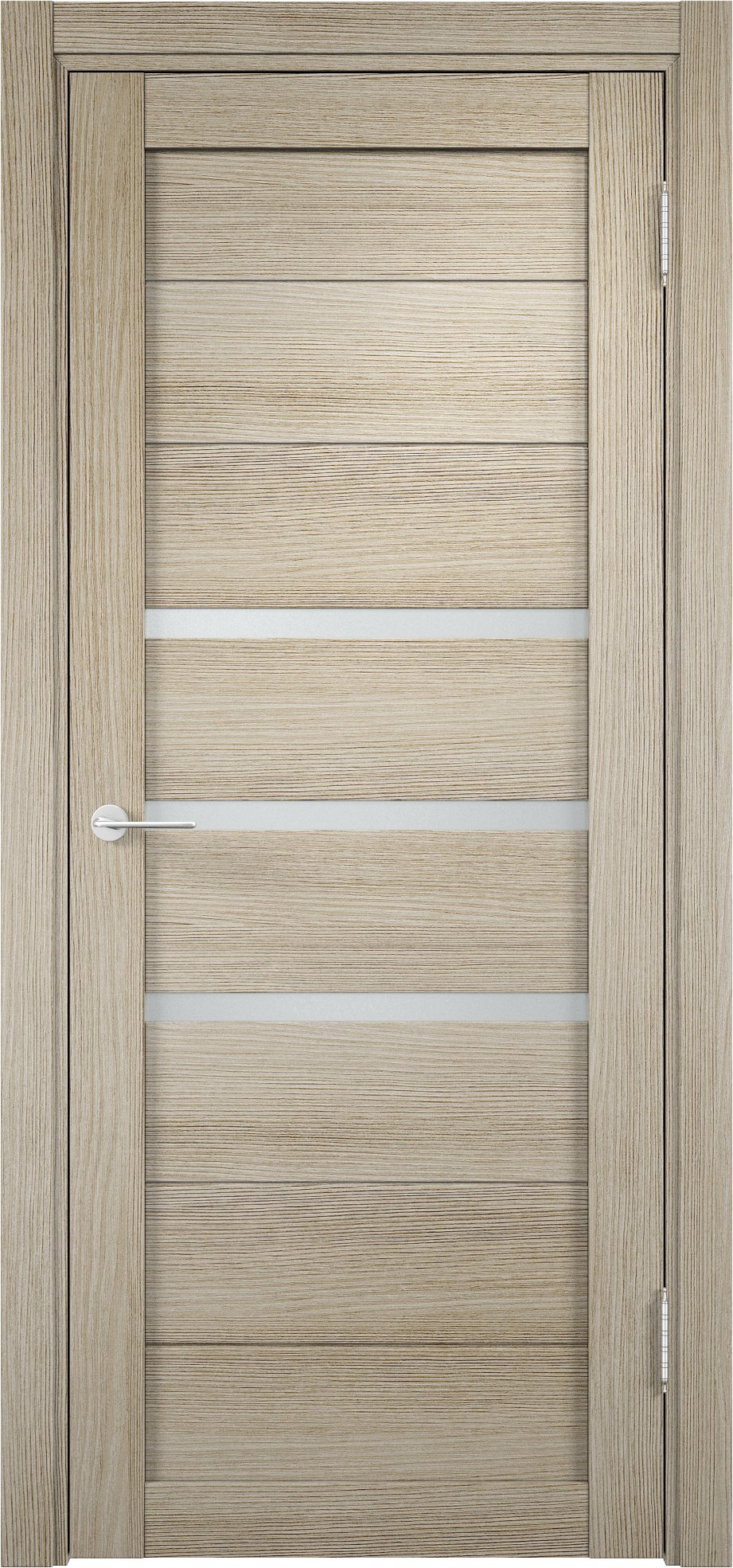93718198 Дверь межкомнатная Мюнхен (01) остекленная финиш-бумага цвет дуб дымчатый 200 x 80 см STLM-0554466 ELDORF