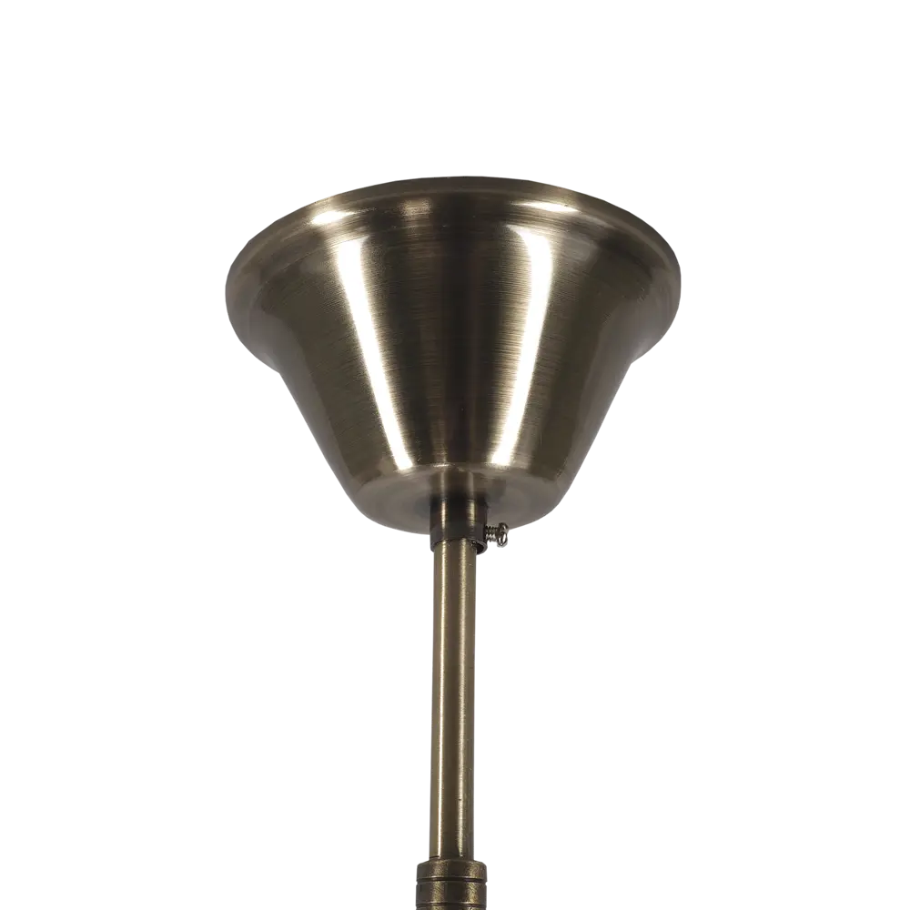 Люстра хрустальная подвесная Виктория 8xE14x60 Вт, металл/стекло, цвет бронза WINK STLM-2096439 - Вид №6