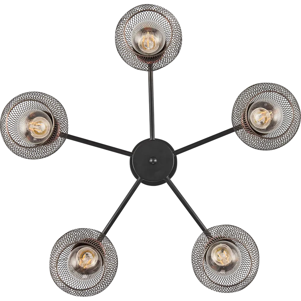 Потолочный светильник Freya FR4011CL-05BBS с золотыми плафонами для гостиной и спальни 89168201 STLM-0079402 - Вид №2