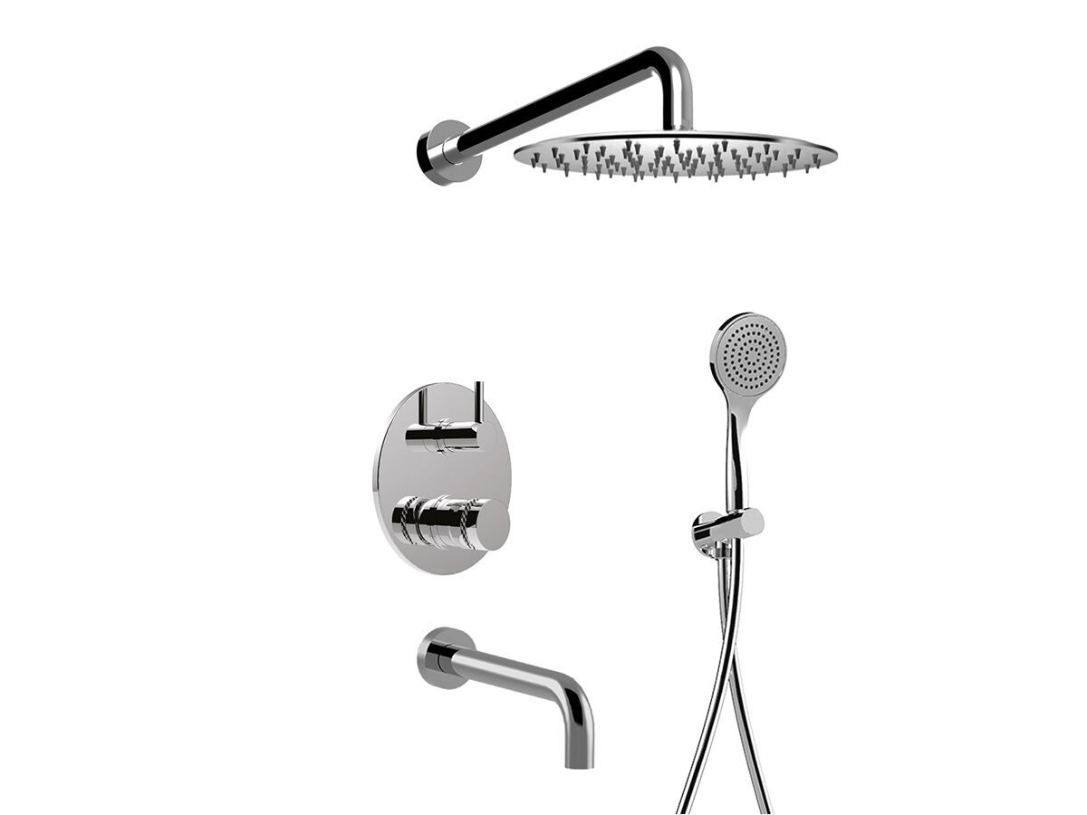 Встраиваемый смеситель для ванны с ручным душем Rubinetteria Giulini MyRing Deluxe ARCH-00141939 - Вид №1