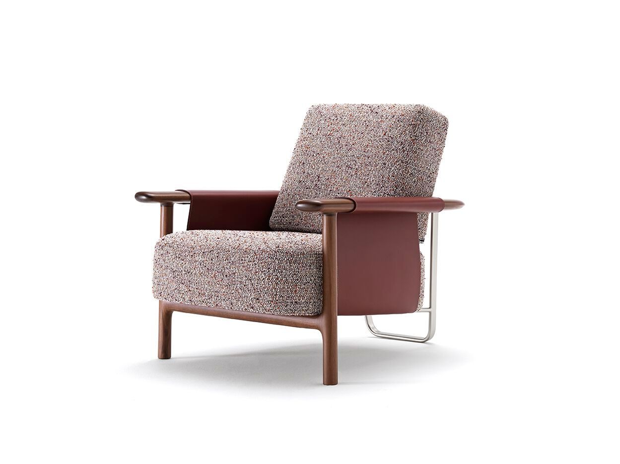 Тканевое кресло с подлокотниками CEPPI коллекция 2024 ARCH-00026887