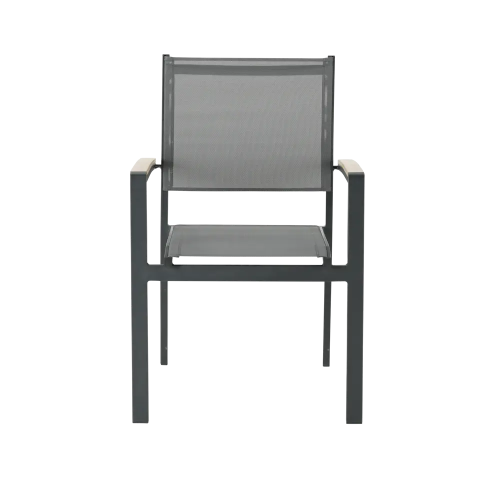 Кресло садовое Naterial Clara 57x58x86 см алюминий цвет серый STLM-2198968 - Вид №2