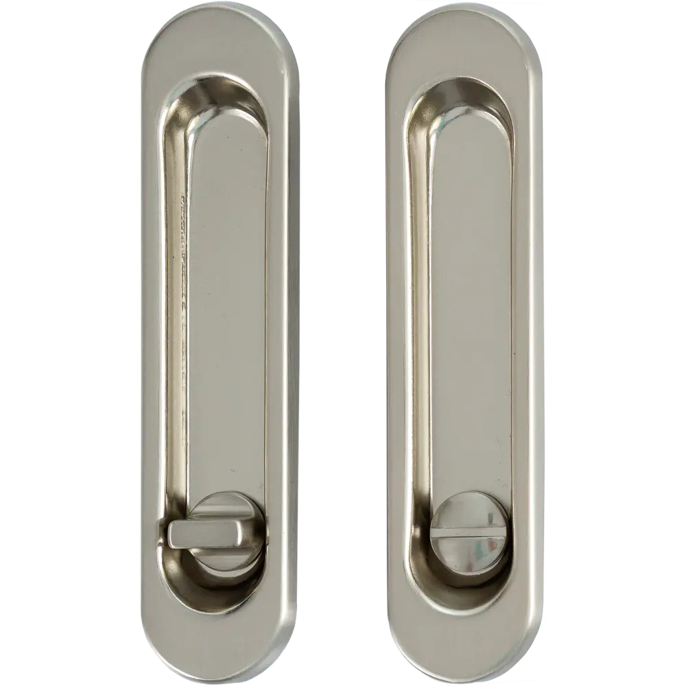 Набор ручек для раздвижной двери Punto Soft LINE SL-011 никель STLM-2203936 - Вид №2