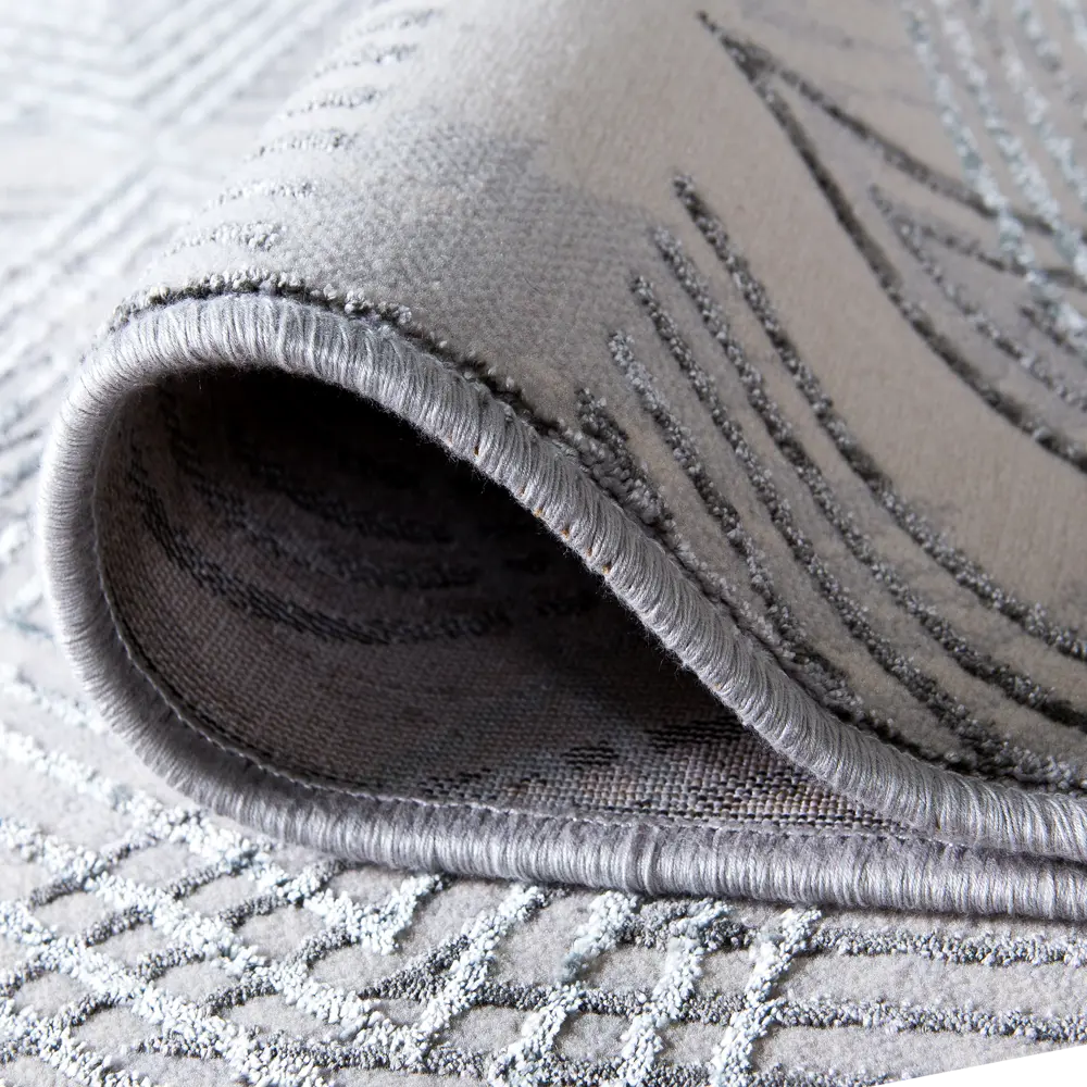 Ковер вискоза Эрин 1902G 120x180 см цвет светло-серый CTIM STLM-2097149 - Вид №2