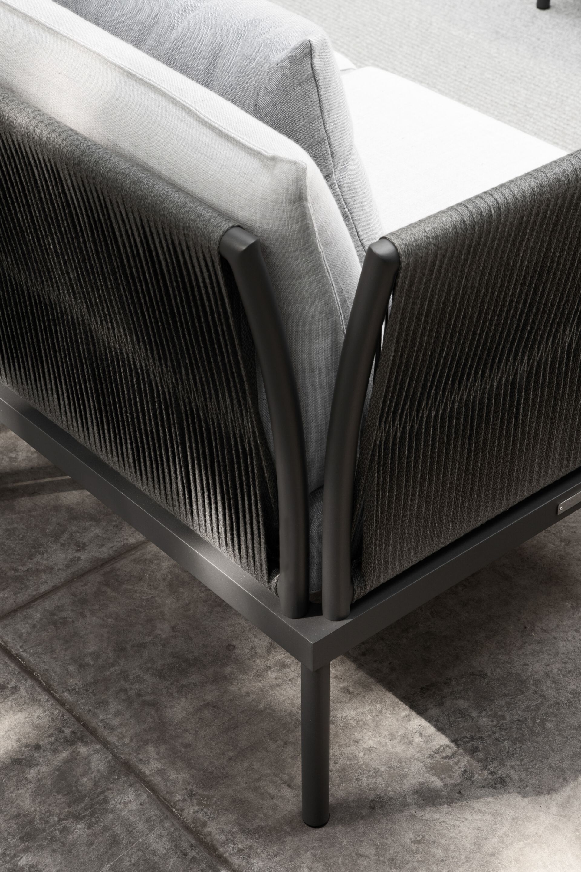 Модульный тканевый садовый диван с полуостровом Atmosphera вспышка ARCH-00044030 - Вид №3