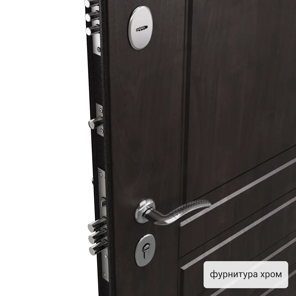 Дверь входная металлическая Грата 860 мм правая цвет скай мореный РР TOREX STLM-2109607 - Вид №1