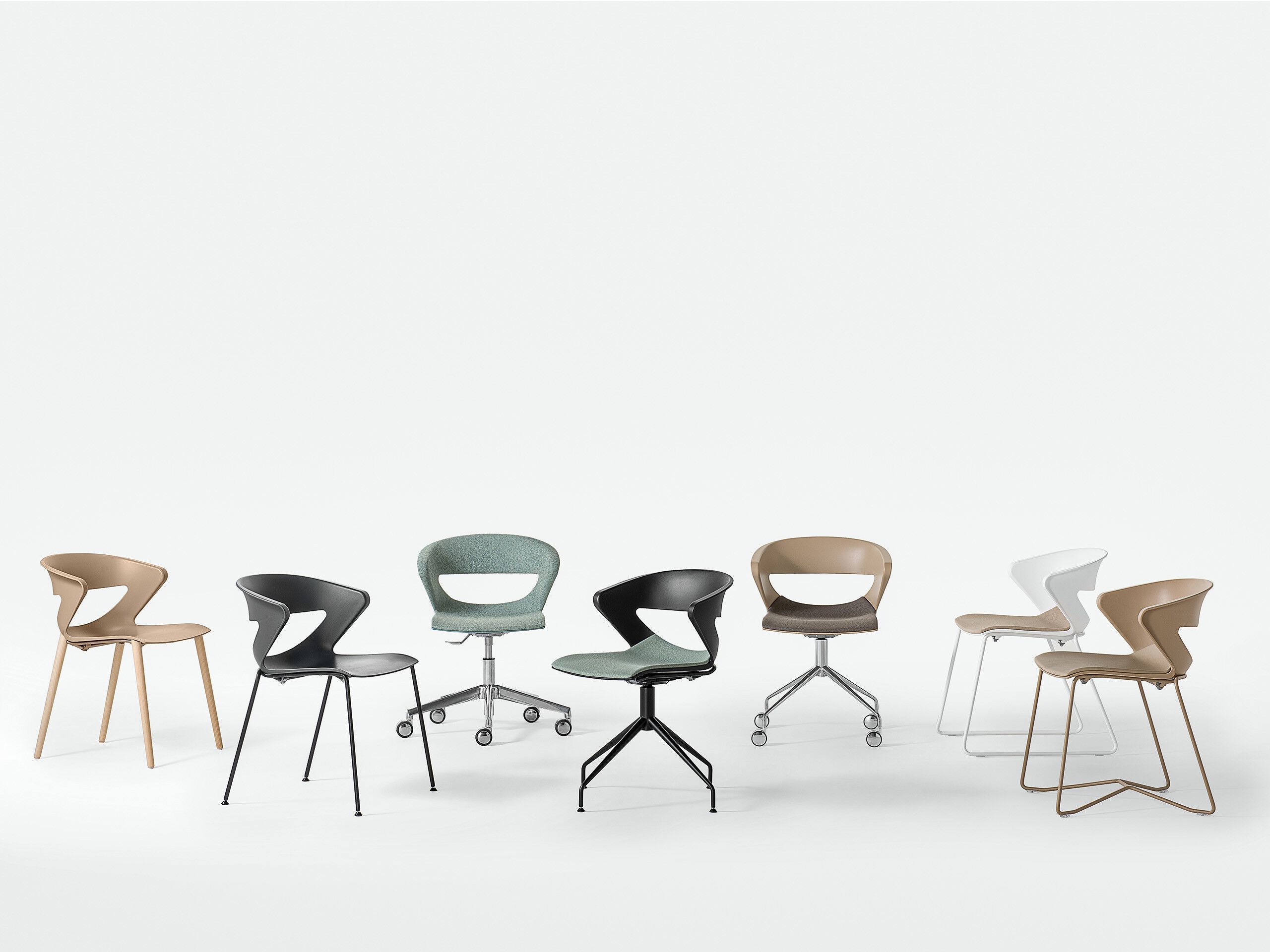 Вращающееся кресло на полипропиленовом насесте Kastel Kicca ARCH-00062908 - Вид №3