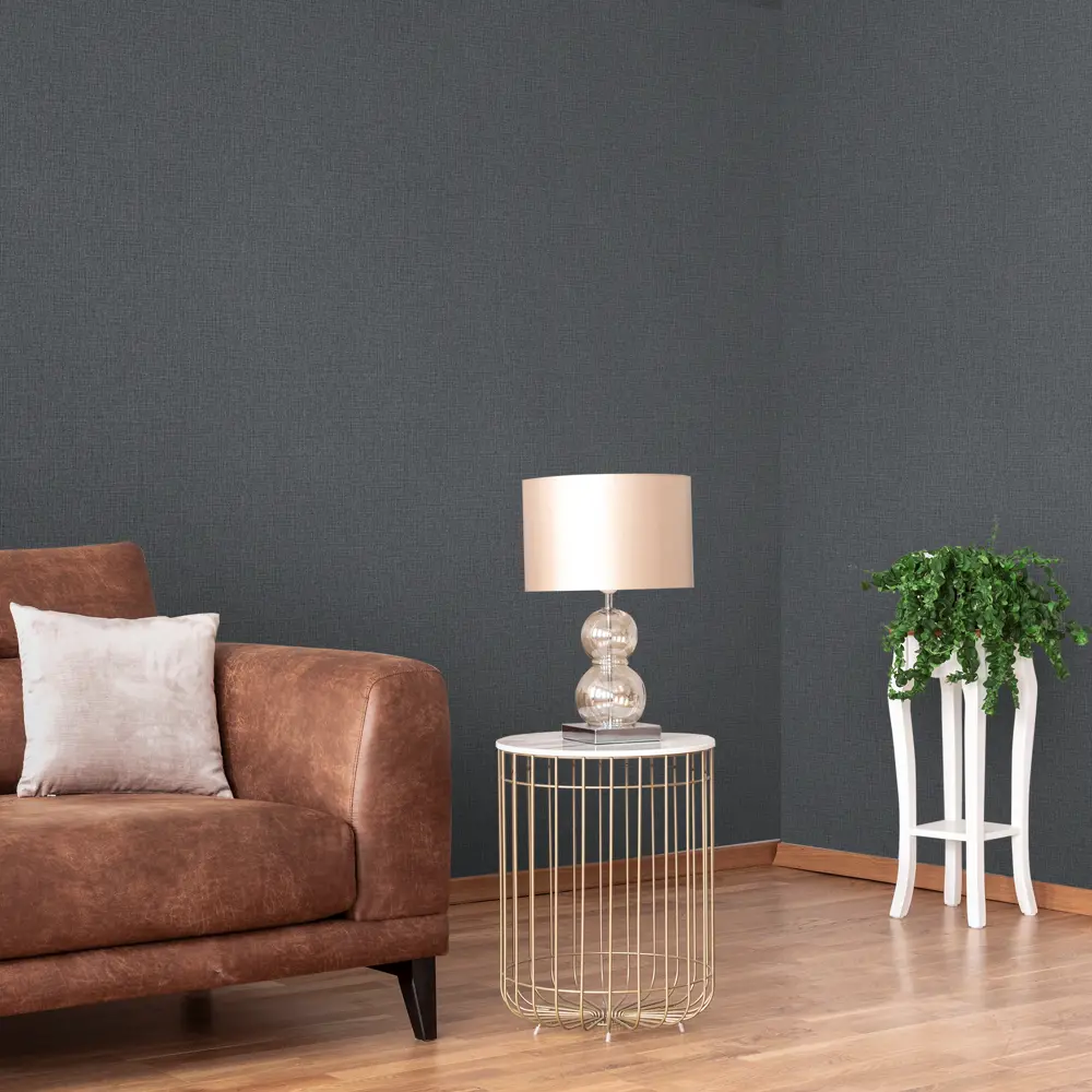 Обои флизелиновые Grandecolife Linea чёрные 0.53 м A42210 STLM-2093938 - Вид №3