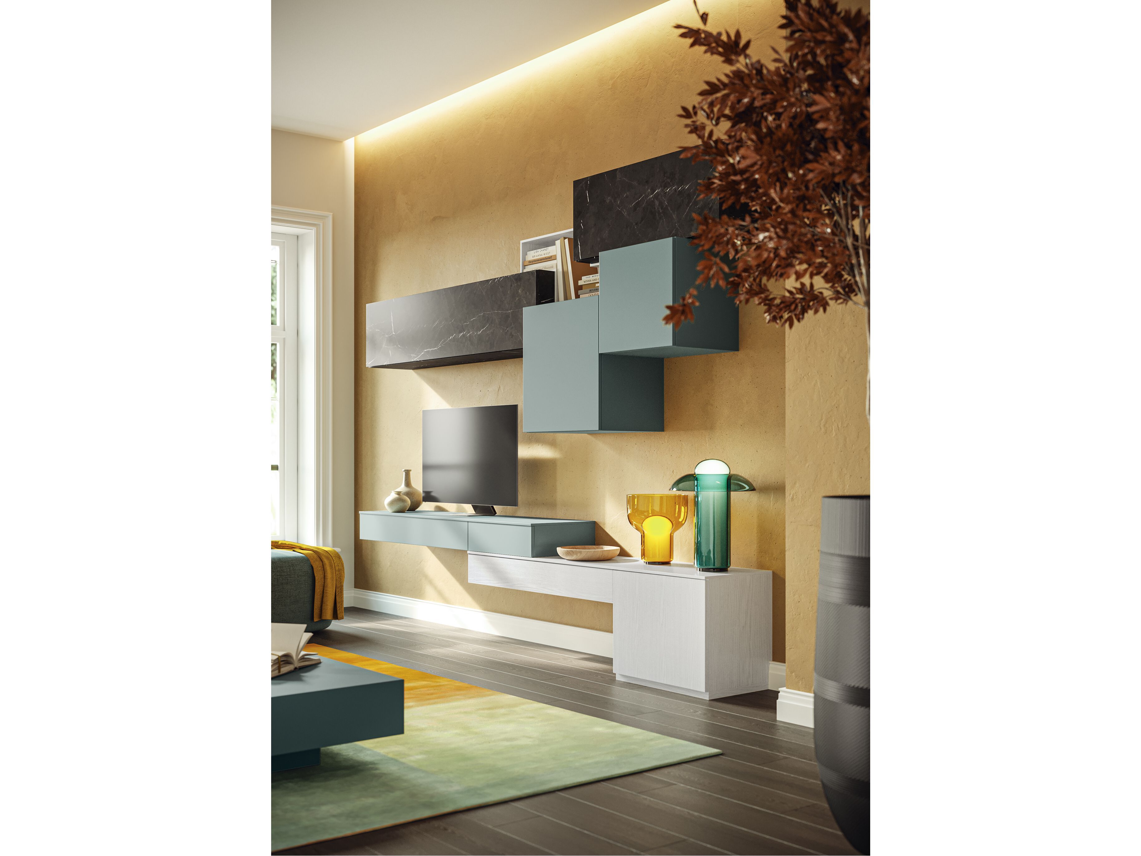 Оборудованная стена Giessegi день за днем ARCH-00088743