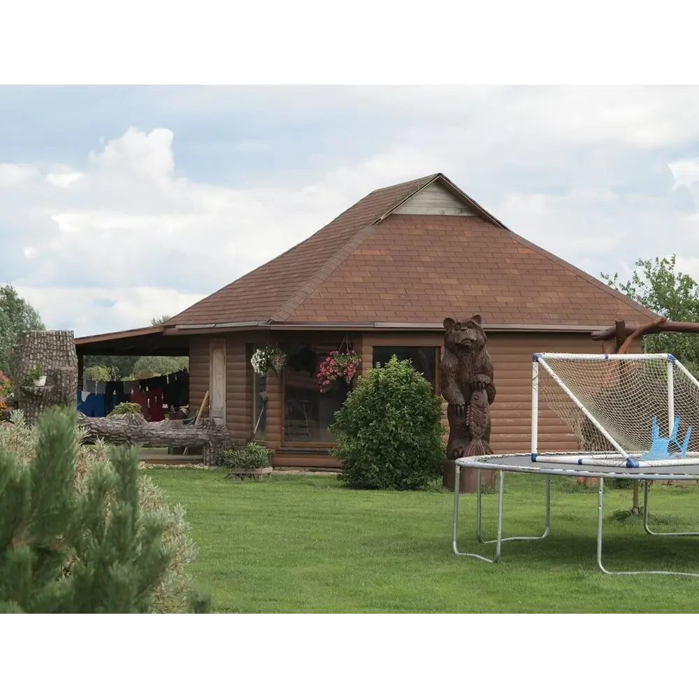 Черепица гибкая Mida Трио Антик коричневый 3 м² ТЕХНОНИКОЛЬ STLM-2096526 - Вид №4