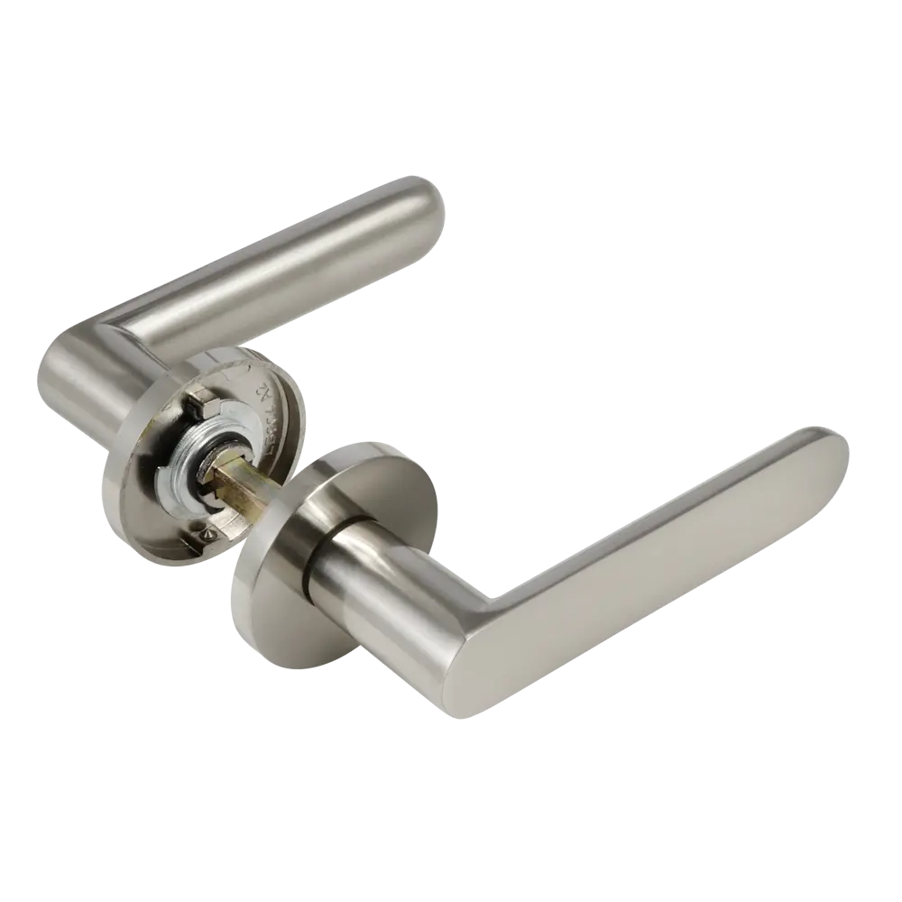 Дверные ручки EDSON для межкомнатных дверей в стиле никель 85168685 STLM-0059348